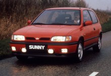 De där. Egenskaper hos Nissan Sunny 3 Dörrar 1993 - 1995
