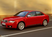 Celles. Caractéristiques de Audi S4 2003 - 2004