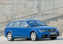 Jene. Eigenschaften des Audi S4 Avant 2003 - 2004