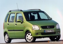 Those. Features Opel Agila 2000 - 2003