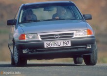 De där. Funktioner Opel Astra 3 Doors 1991-1994