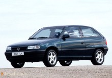Ular. 1994 Opel Astra 3 Eshiklar xususiyatlari - 1998