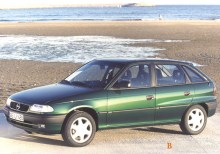 Ti. Značilnosti Opel Astra 5 vrata 1991 - 1994