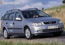 Azok. Jellemzők Opel Astra Caravan 1998 - 2004