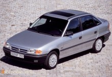 Тих. характеристики Opel Astra седан 1992 - 1994
