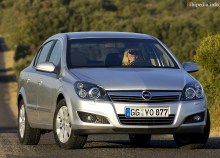 Тих. характеристики Opel Astra седан з 2007 року