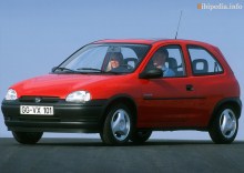 De där. Funktioner Opel Corsa 3 Doors 1993-1997