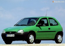 Those. Features Opel Corsa 3 doors 1997 - 2000