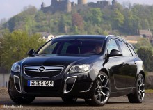 Тих. характеристики Opel Insignia sports tourer opc з 2009 року