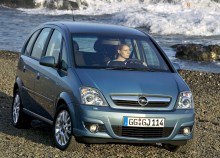 เหล่านั้น. คุณสมบัติ Opel Meriva 2005 - 2009
