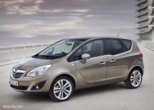 Тих. характеристики Opel Meriva з 2010 року