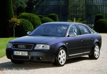 De där. Egenskaper för Audi S6 1999 - 2004