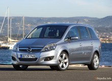 Тих. характеристики Opel Zafira opc з 2005 року