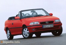 De där. Funktioner Opel Astra Cabriolet 1995 - 1999