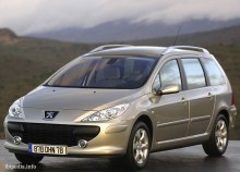 Тих. характеристики Peugeot 307 sw 2005 - 2008