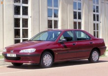 Azok. Jellemzői Peugeot 406 1995 - 1999