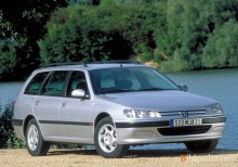 Тих. характеристики Peugeot 406 break випуску 1996 - 1999