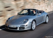 De där. Egenskaper för Porsche 911 Carrera Convertible 997 2005 - 2008