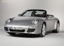 Celles. Caractéristiques de Porsche 911 Carrera Cabriolet 997 depuis 2008