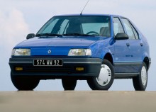 De där. Egenskaper Renault 19 5 Dörrar 1992 - 1995