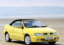 Celles. Caractéristiques Renault Megane Cabrio 1999 - 2003