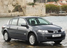 เหล่านั้น. ลักษณะ Renault Megane Sedan 2006 - 2009