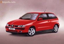 Тих. характеристики Seat Ibiza 3 двері 1993 - тисяча дев'ятсот дев'яносто шість