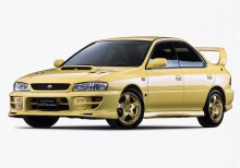 Onlar. Özellikler Subaru Impreza WRX STI 1998 - 2000