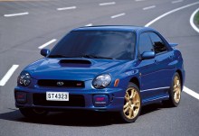 Onlar. Özellikler Subaru Impreza WRX STI 2001 - 2003