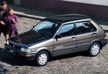 Aquellos. Especificaciones Subaru Justy 5 puertas 1989 - 1996