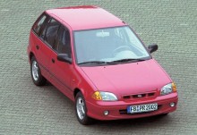Jene. Merkmale Subaru Justy 5 Türen 1997-2003