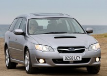 أولئك. خصائص Subaru Legacy خطأ منذ عام 2009