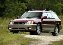 เหล่านั้น. ลักษณะ Subaru Outback 2002 - 2003