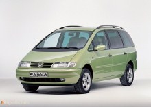 Azok. Jellemzői Volkswagen Sharan 1996 - 2000
