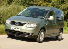 Тих. характеристики Volkswagen Caddy з 2005 року