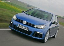 Aquellos. Características de los Volkswagen Golf VI R 5 puertas desde 2009
