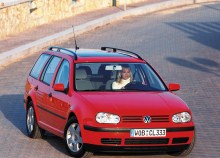 Aqueles. Características de Volkswagen Golf IV Variant 1999 - 2006