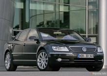Celles. Caractéristiques Volkswagen Phaeton 2002 - 2009