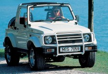 De där. Suzuki Samurai Egenskaper 1987 - 1995