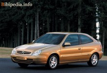 Тих. характеристики Citroen Xsara купе 1998 - 2000