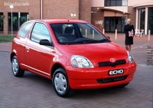 Tí. Charakteristika Toyota Echo 1999 - 2002