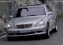 Aquellos. Características de Mercedes Benz S 55 AMG W220 1999 - 2002