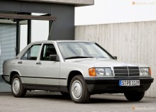 เหล่านั้น. ลักษณะของ Mercedes Benz W201 190 1982-1993