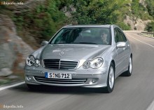 เหล่านั้น. ลักษณะของ Mercedes Benz C-Class W203 2004-2007