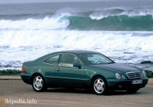 De där. Egenskaper för Mercedes Benz CLK C208 1997 - 1999