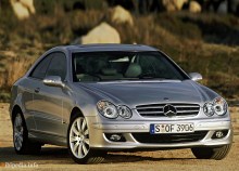 De där. Egenskaper för Mercedes Benz CLK C209 2005 - 2009