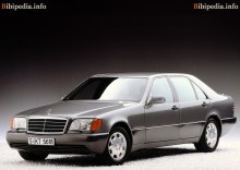 De där. Egenskaper för Mercedes Benz S-klass W140 1991 - 1995