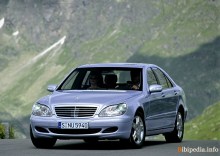 Ti. Značilnosti Mercedes Benz S-Class W220 2002-2005