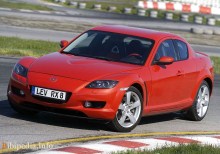 De där. Egenskaper för Mazda RX-8 2003 - 2008