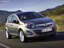 Azok. Jellemzői Opel Corsa 5 ajtós 2011 óta